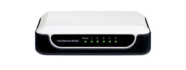 Mercury S105M 5 Порты и разъёмы четыре Fast Ethernet сетевой коммутатор Hub мини Размеры для