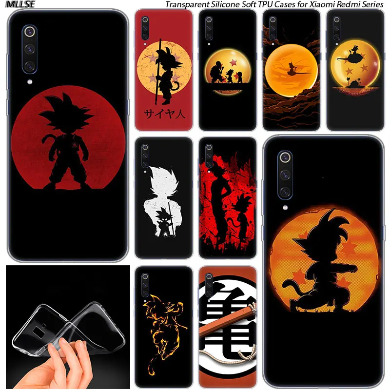 Горячая аниме Dragon Ball Z Son Goku мягкий чехол для Xiao mi Pocophone F1 mi 5X A1 6X A2 8 SE Lite Play mi x3 9 9SE 9T Pro CC9