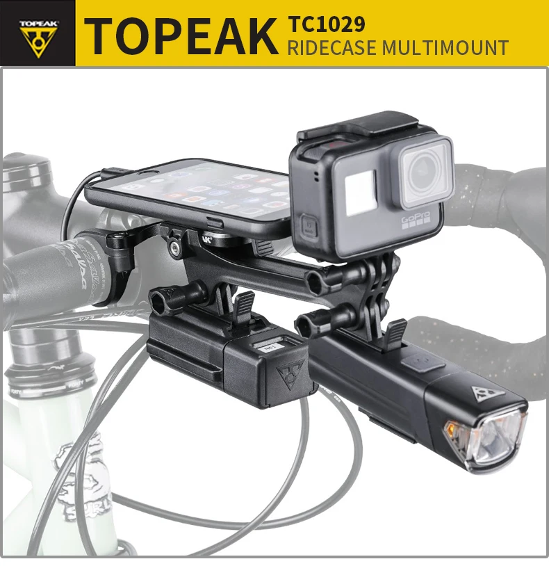 Topeak TC1029 RideCaseMultimount крепление для велосипедной спортивной камеры удлинитель для велосипеда держатель для телефона удлинитель для шоссейного велосипеда