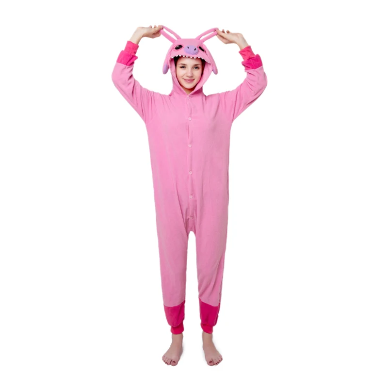 JINUO мягкого флиса пижамные капюшон onesie pijamas de animales де Сола уна pieza onesies для взрослых