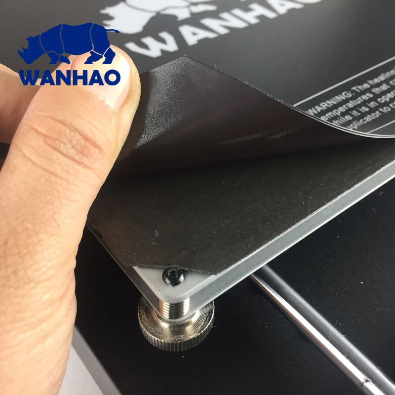 WANHAO оригинальная Магнитная пластина строительная коврик Mag mat/Top pc для D6 и I3 PLUS MK2|3D