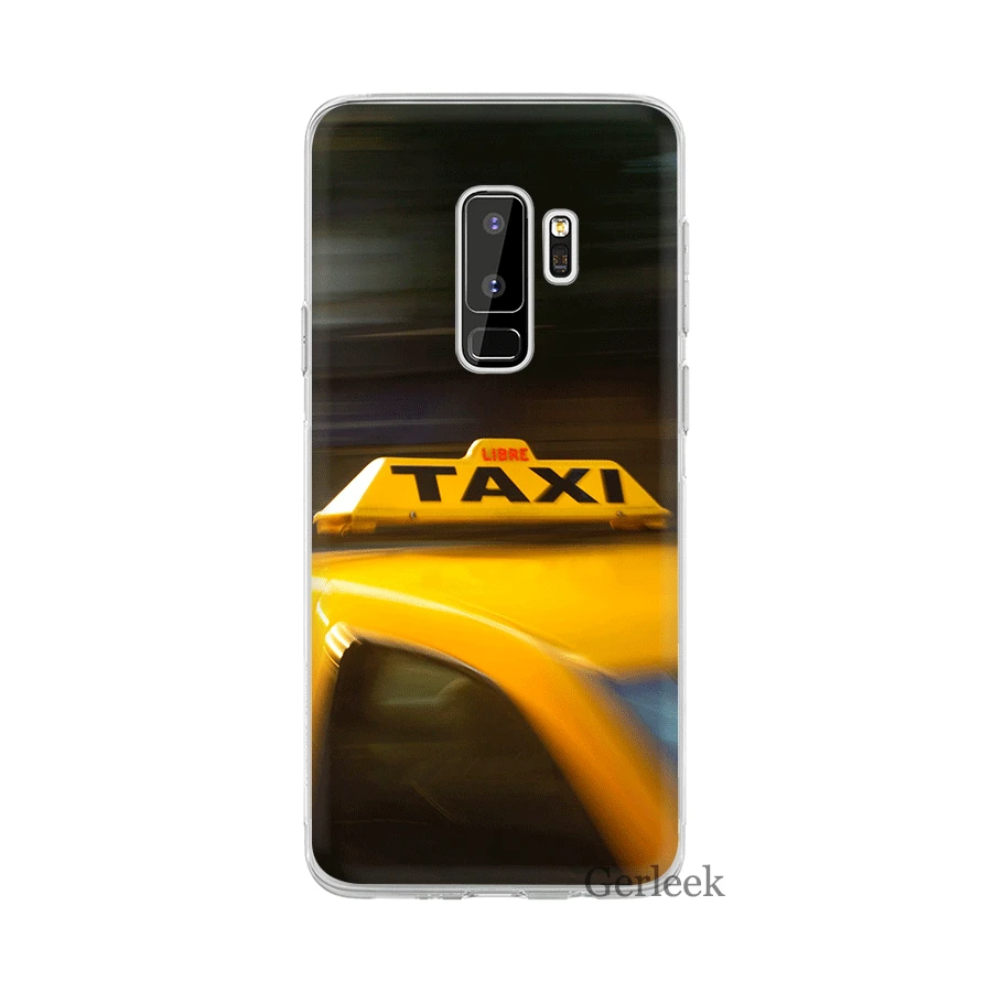 Чехол для телефона Desxz Taxi Samsung Galaxy S3 S4 S5 S6 S7 Edge S8 S9 S10 S10e Plus Note 8 9 | Мобильные телефоны