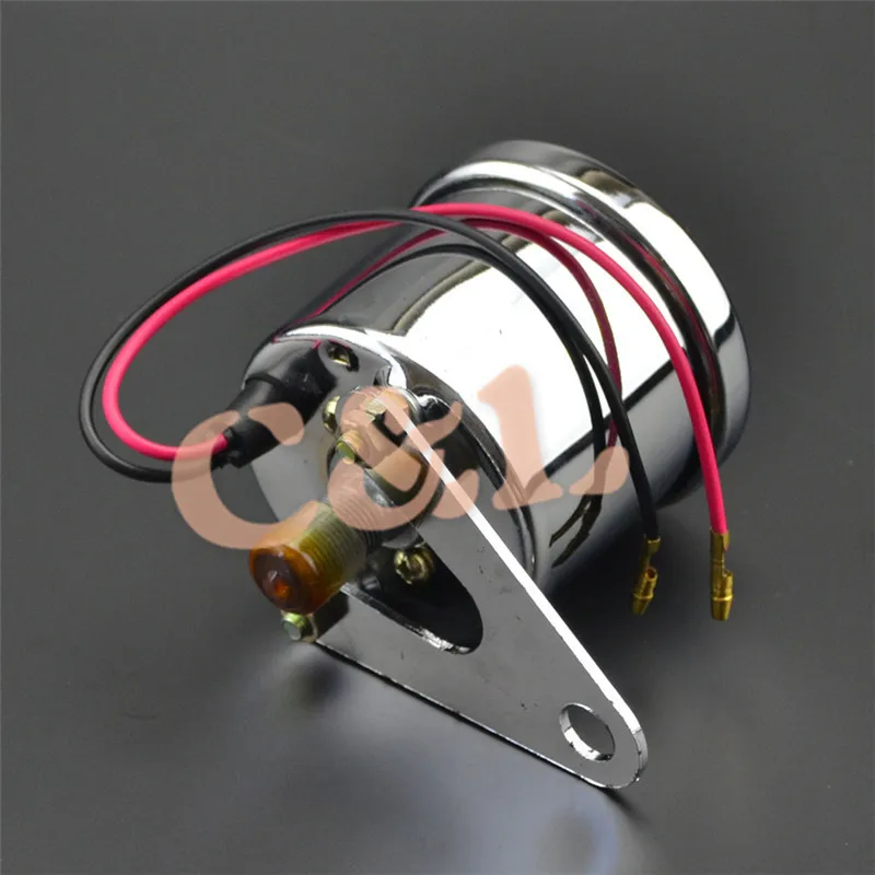 Универсальная белая поверхность мотоцикла один одометр миль спидометр датчик с