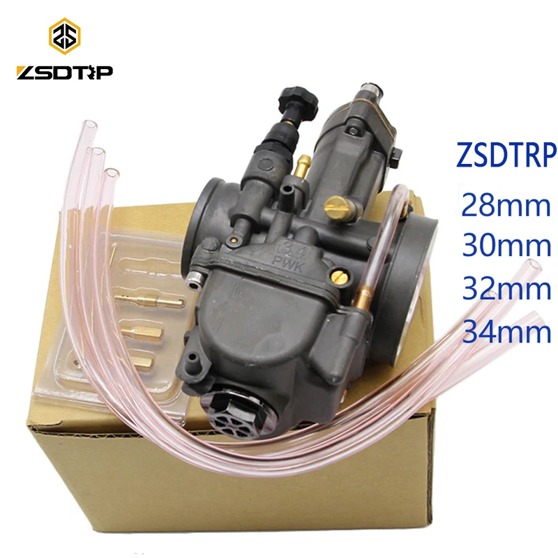 ZSDTRP карбюратор для мотоцикла PWK 28 30 32 34 мм 125CC 150CC GY6 с силовыми струями скутера ATV Dirt