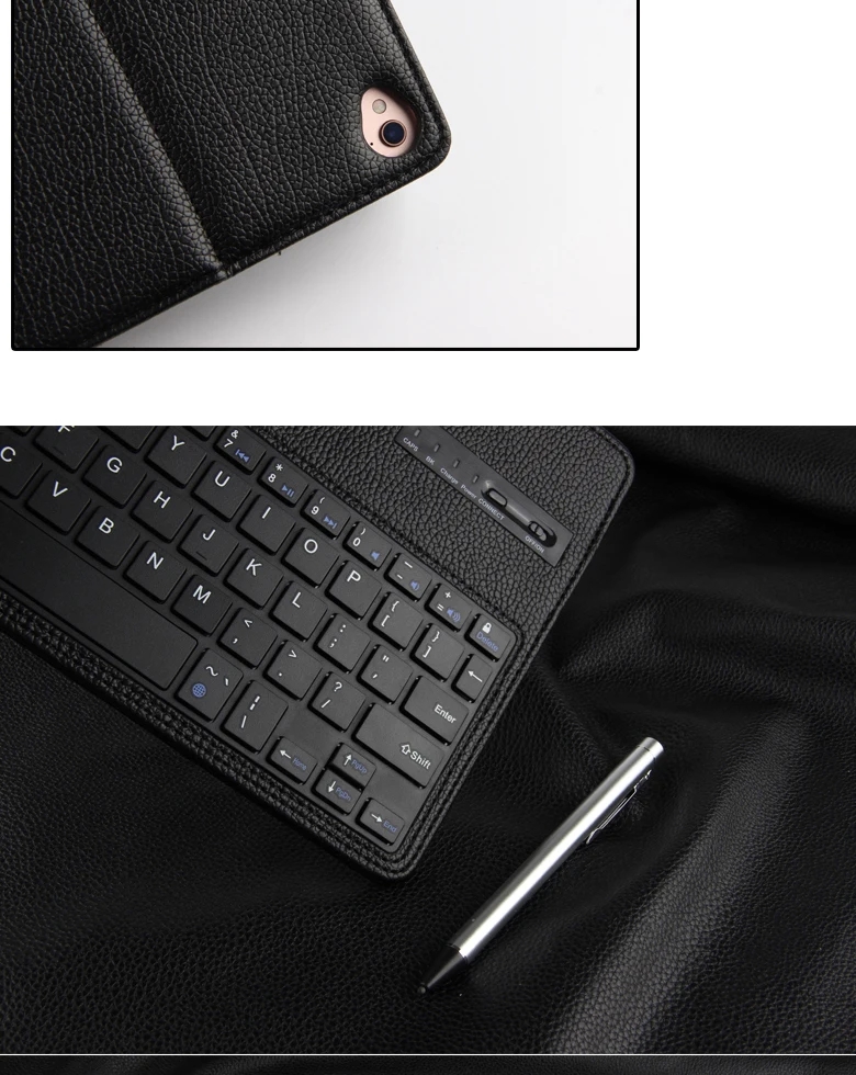 Портфель Folio PU кожаный чехол для IPad Pro 12,9 магнитно съемный ABS покрытие клавиатуры Bluetooth Funda+ Flim