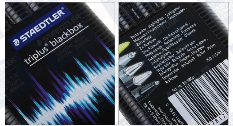 6 шт. Германия STAEDTLER 34 SB6B многофункциональная ручка гелевая ручка шариковая ручка механический карандаш офисный набор