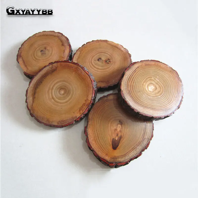 GXYAYYBB 3 шт./компл. DIY натуральный круглый деревянный коврик для чашки подставка чая