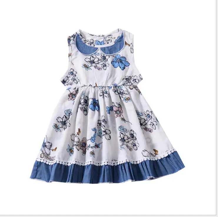 2019 летнее Полосатое платье без рукавов с отложным воротником и вишенками