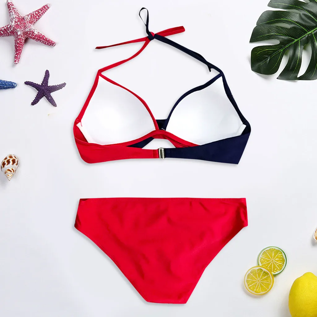 

2019 Sexy Bikini Swimwear Women Push Up Padded Bikini Set Female Brazilian Swimsuit Bathing Suit Bikinis Mujer Biquini #30