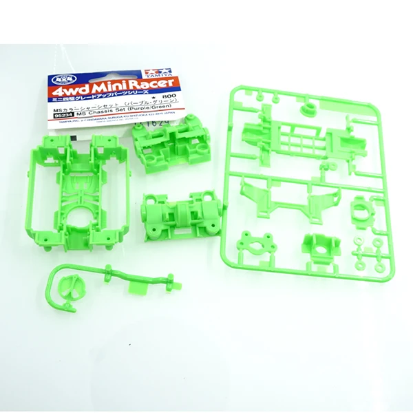 Оригинальная tamiya CNC MS MSL шасси 95235 95234 95246 Розовый Серебряный Фиолетовый с зеленым оранжевым красным для tamiya мини 4wd гоночных автомобилей