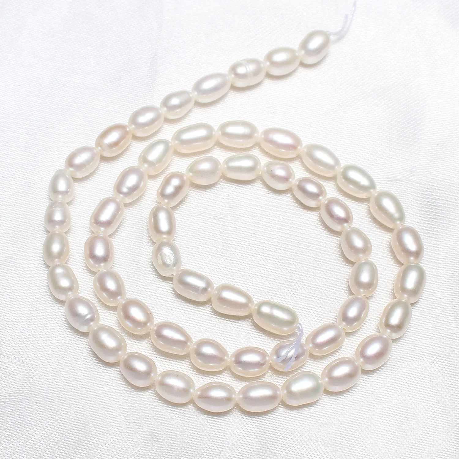 Бусины Из культивированного риса Пресноводный Жемчуг Продан через