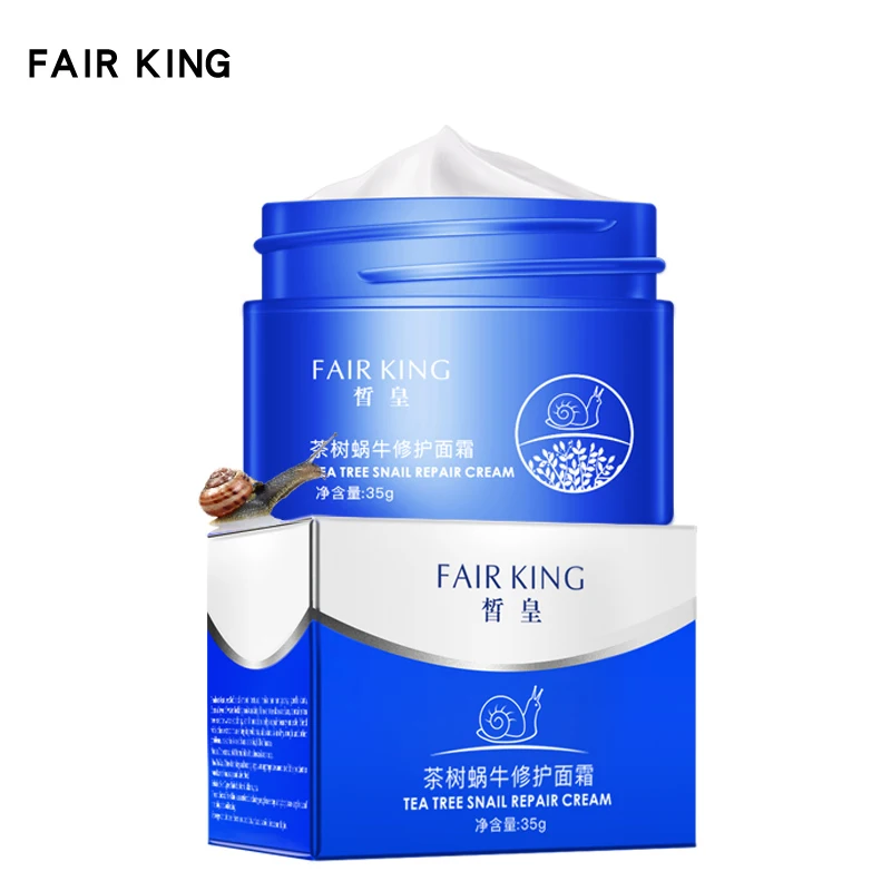 Крем для лица MEIYANQIONG FAIR KING Tea Tree восстанавливающий улитку антивозрастной