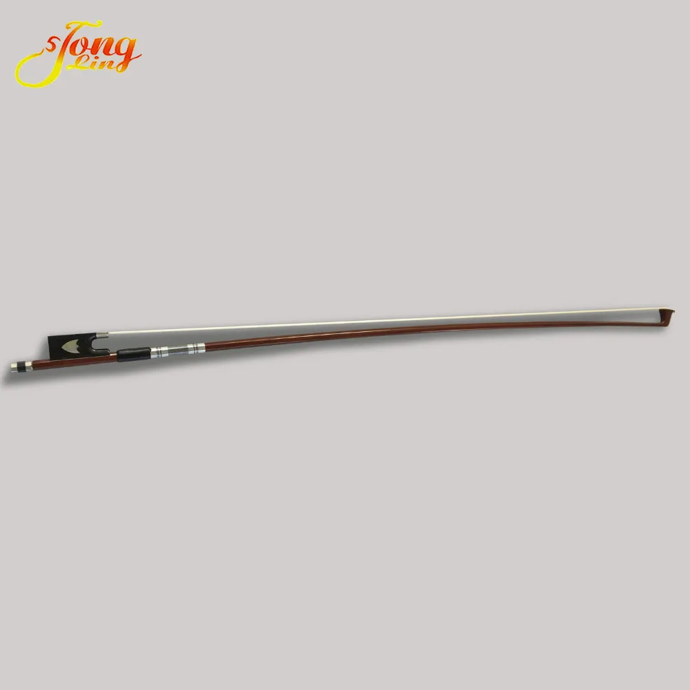 Brazil wood Exquisite 4/4 Violin Bow White Horse hair Violino High Grade Ebony Frog Colored Shell Fiddle Carved Shield | Спорт и