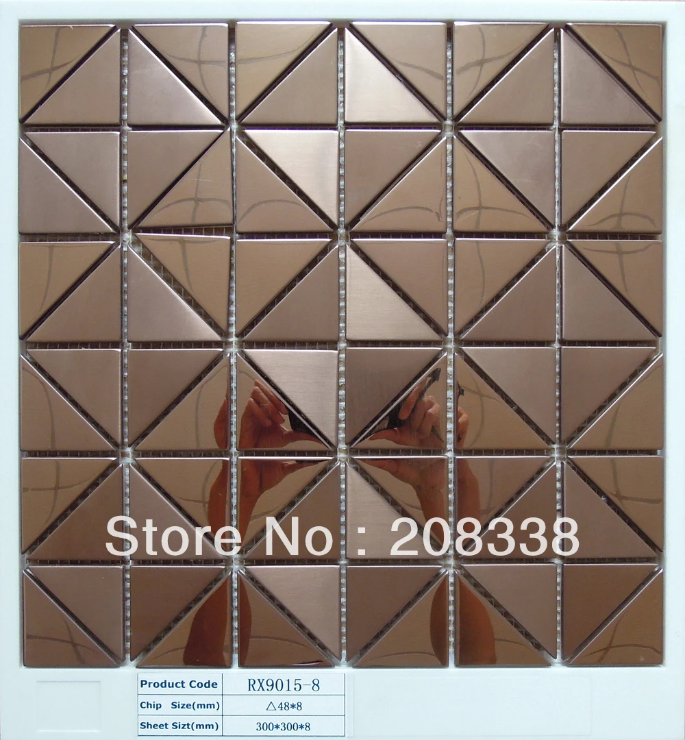 Металлическая плитка из нержавеющей стали мозаичная кухня BACKSPLASH ванная комната