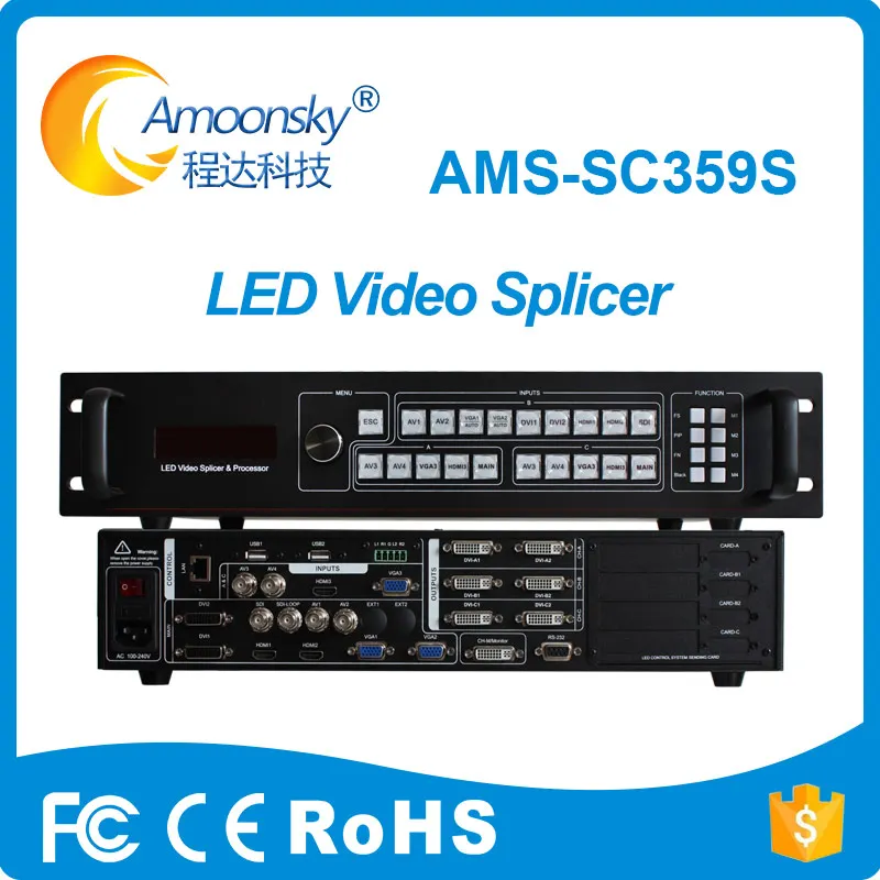 Со светодиодным ams sc359s полноцветный светодиодный дисплей splicer поддержка