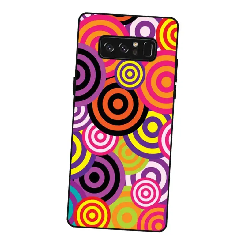 P170 Черный силиконовый чехол в горошек для samsung Galaxy Note 3 4 5 8 9 10 Plus M10 M20 |