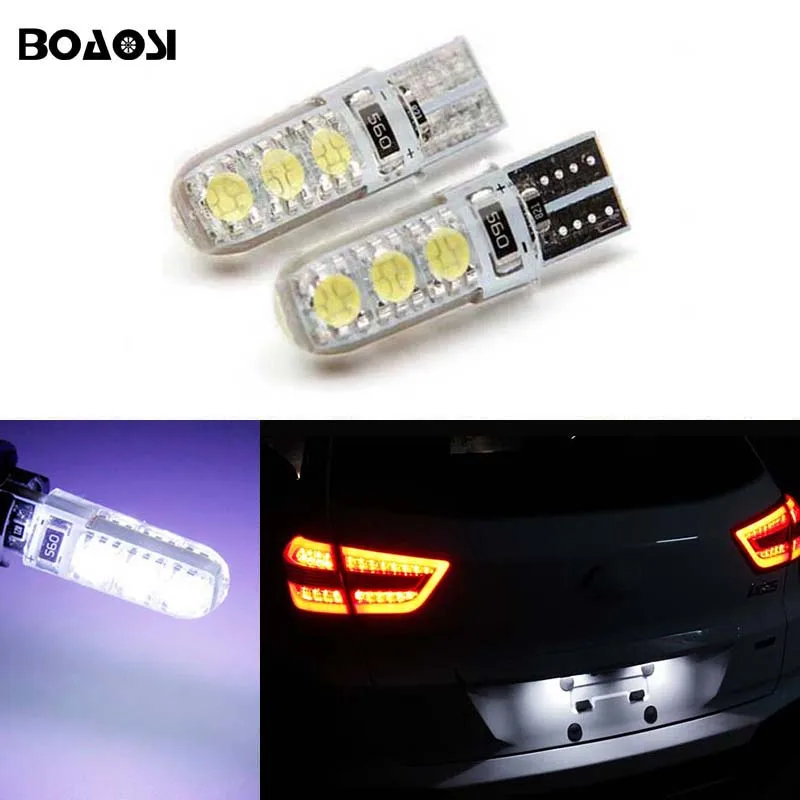BOAOSI 2x подсветильник номерного знака без Ошибок T10 5050SMD LED для Hyundai Tucson IX35 I30 Elantra