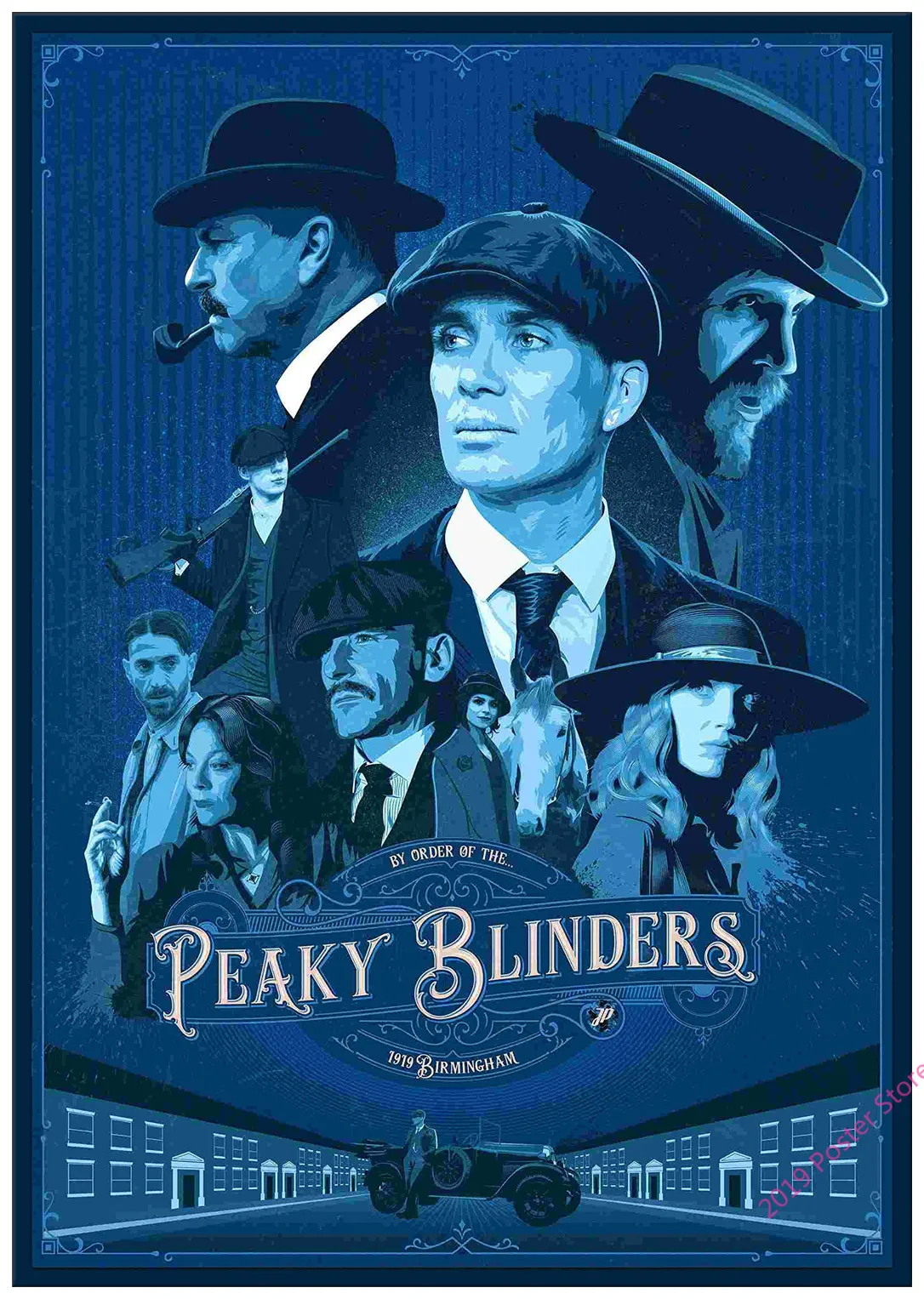 Плакаты и принты Peaky Blinders фильм плакат настенный Декор стены белая бумага живопись для гостиной украшение дома 2003