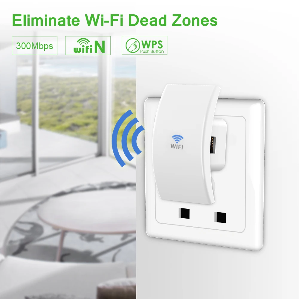 Беспроводной Wi Fi репитер Wavlink 802.11b/G/n 300 Мбит/с 2 4 ГГц|wireless wifi repeater 300mbps|wifi 300mbpsrepeater
