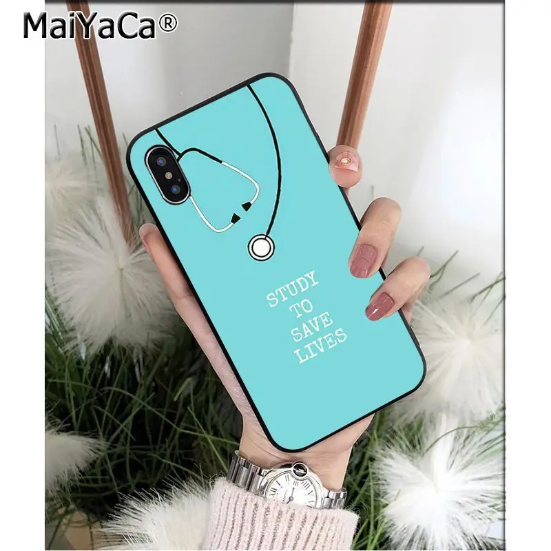 MaiYaCa медицинский клиент высокого качества чехол для телефона для Apple iPhone 8 7 6 6S Plus X XS MAX 5 5S SE XR