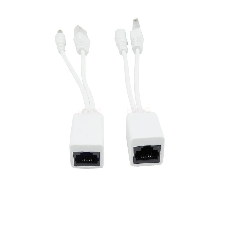 Hokvs 5 пар/лот Мощность Over Ethernet PoE Splitter Кабель-адаптер для безопасности IP Камера NVR