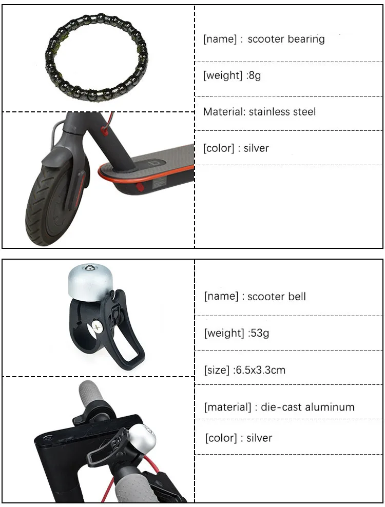 Xiaomi Mijia M365 электрический скутер запасные части Xiaomi kickscooter запасные части