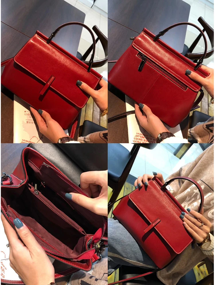 BOLIYAE натуральная кожа сумки Для женщин Crossbody модные роскошные на ремне | Багаж и
