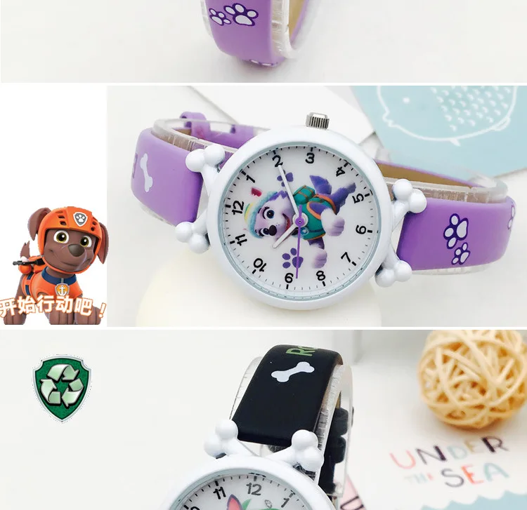 Paw patrol цифровые часы время развития интеллекта узнать собака Эверест экшн Аниме Фигурка patrulla canina игрушка для детей подарок