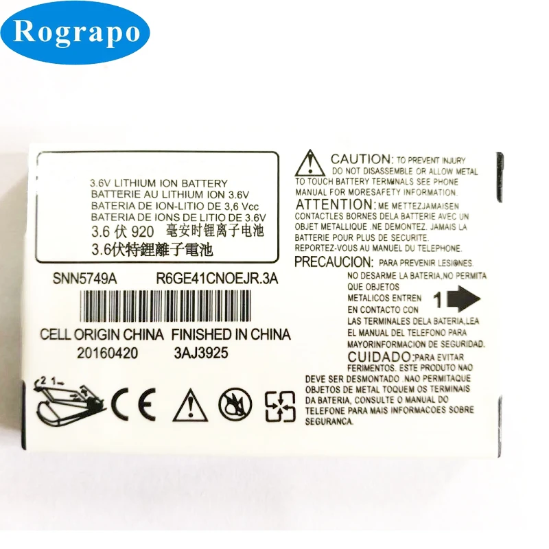 

New 3.6V 920mAh SNN5749A SNN5786A Replacement Battery For Motorola C117 C118 C155 C139 C115 C113 C116 C157+gift