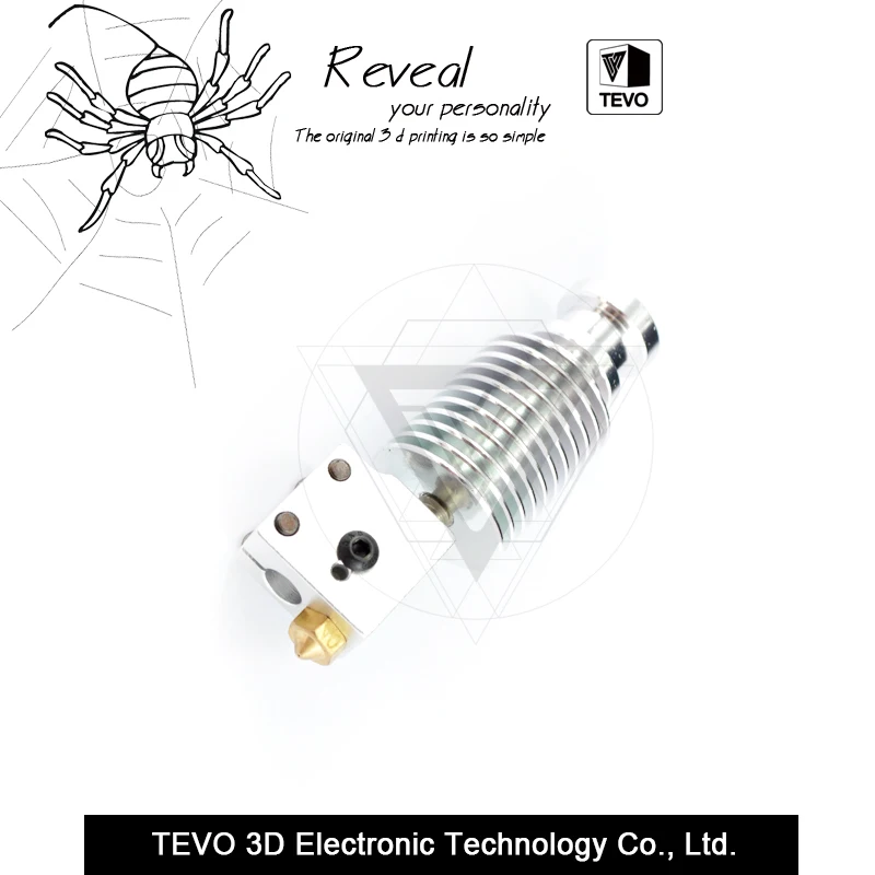 Tevo 3D принтеры части вулкан комплект j глава hotend для 1.75 мм прямой/Боуден нити Уэйд