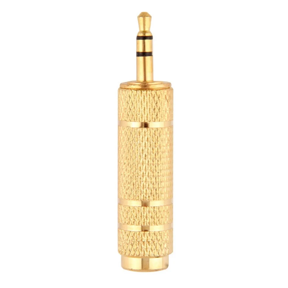 3.5mm Male to 6.5mm 1/4&quot Female Jack Plug Stereo Headphone Microphone Audio Adapter Converter AV Gold Plated Wholesale | Обустройство
