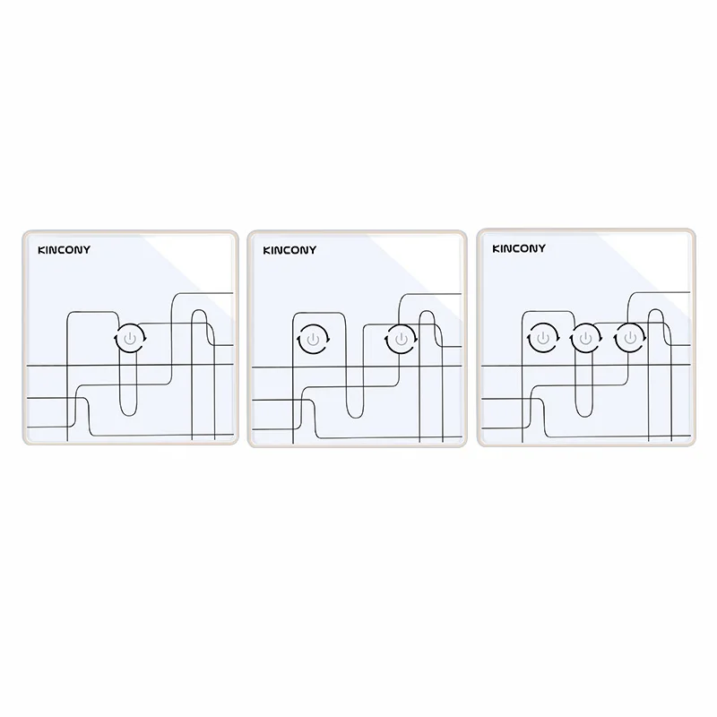 Smart Light Control ZiGBee Wireless Key 2 gang and Wall Switch Via Smartphone APP Remote smart home kit Long distance|work work|working lights