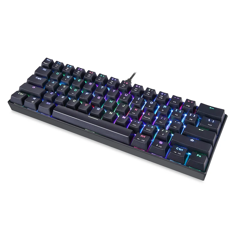 Механическая клавиатура MOTO SPEED CK61 игровая RGB с русской и английской раскладкой