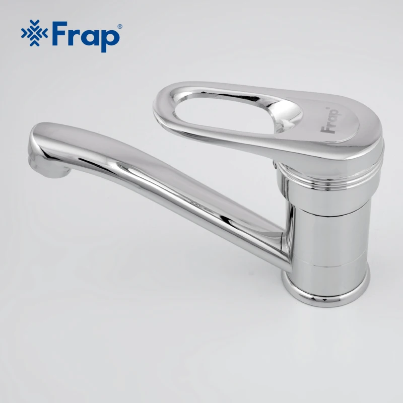Бесплатная доставка кухонный кран Frap с одной ручкой поворот на 360 градусов