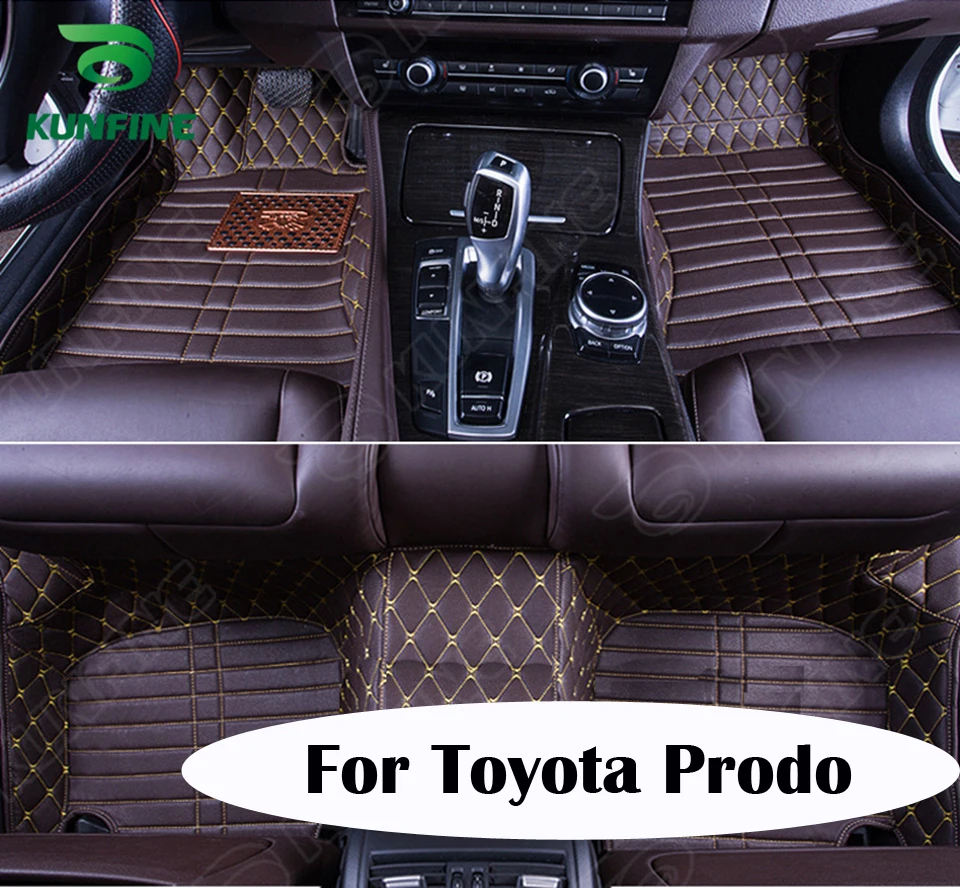 Высокое качество 3D автомобильный коврик для Toyota PRADO левый ног 4 вида цветов