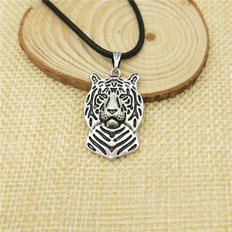 Wholesale Fashion Retro Power Tiger Pendant Necklace For Women Cute Tiny Head Vintage Jewelery Choker | Украшения и аксессуары