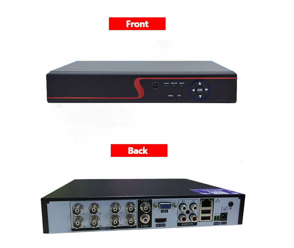 5CH AHD комплект 5MP камера Открытый P2P HDMI H.265 4K 8CH DVR видеонаблюдения водонепроницаемый ночного видения безопасности s системы