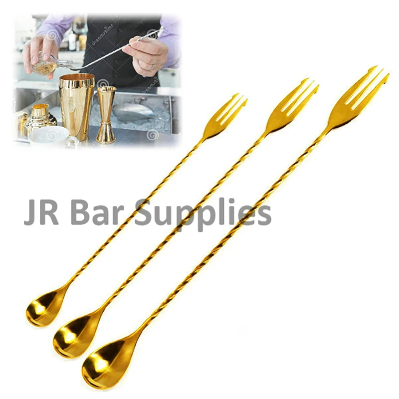 1 шт. ложка тройник из нержавеющей стали 30 см/40 см/50 см|bar spoon|spoon barcocktail bar spoon |