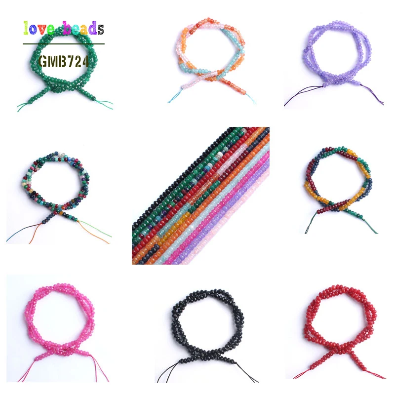 Бисер Rondelle из натурального кристалла 4 мм бисер для изготовления ювелирных