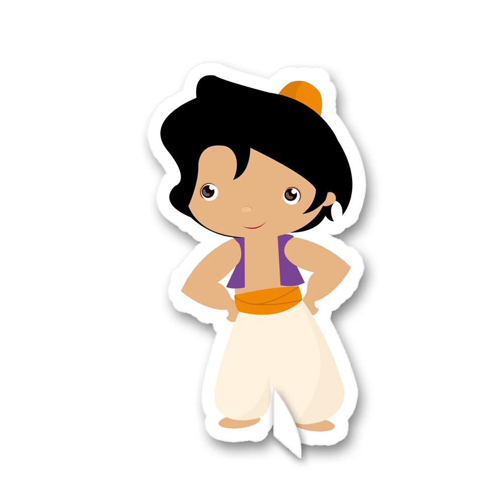 Aladdin Для принца и принцессы стол центральный Аладдин, жасмин фестиваль украшения для вечеринки поставки серии 4 кулоны любителей Декор - Цвет: Aladdin