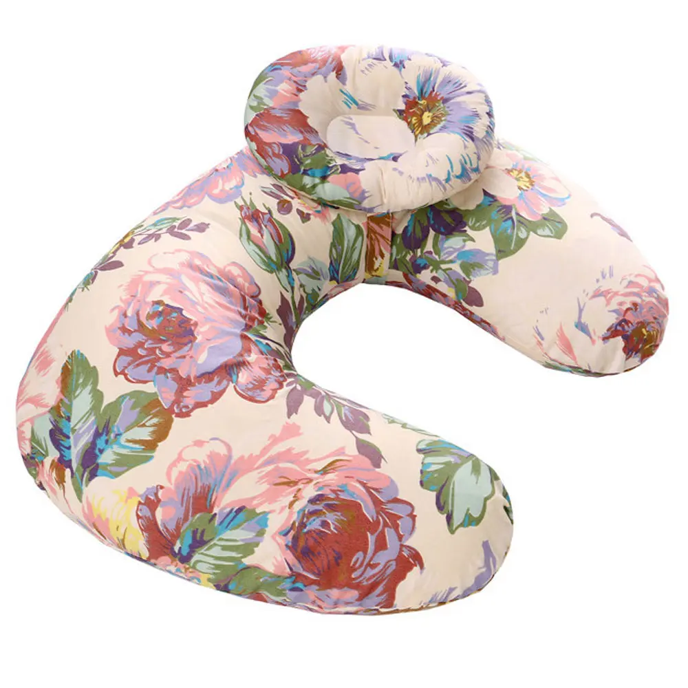 flower-2 Детские подушки для мам, для беременных, u-образная подушка для грудного вскармливания, хлопковая Подушка для кормления, уход за ногами - Цвет: flower-2