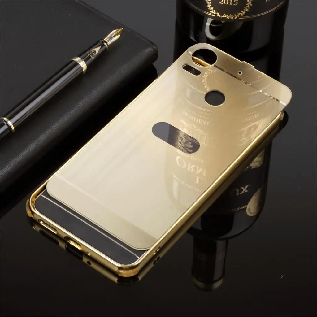 Luxury metal aluminum frame brushed PC back case for HTC Desire 10 Pro 5.5'' phone cover Shell housing bag |