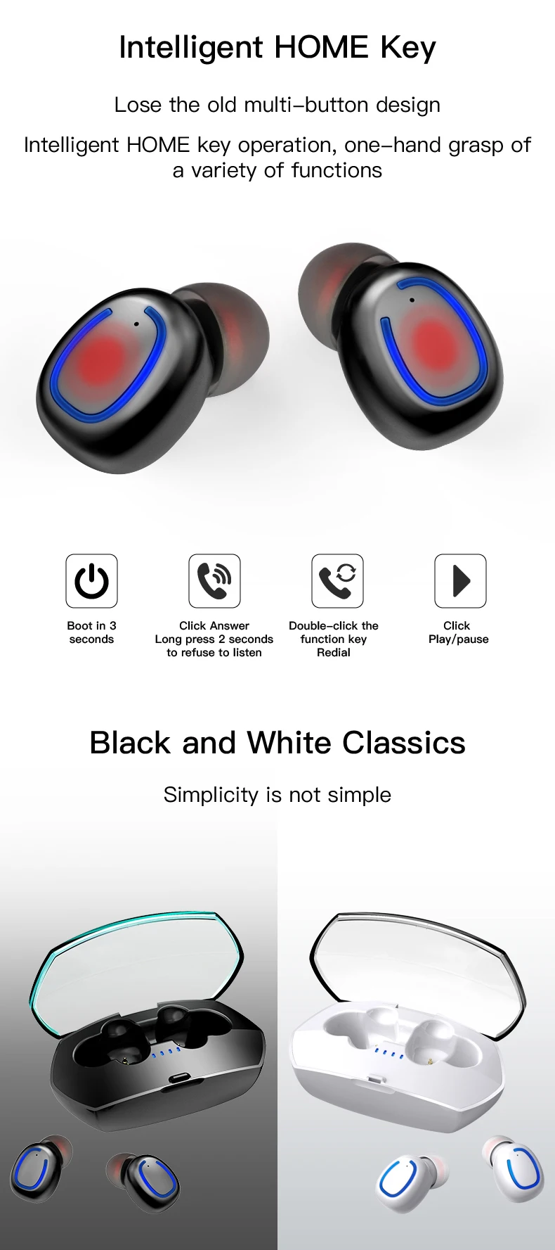 Xi11 TWS Bluetooth наушники-вкладыши HIFI стерео Bluetooth 5,0 микрофон CVC8.0 шумоподавление наушники для всех смартфонов