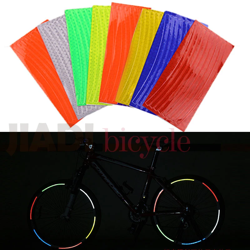 Muqzi колесный обод велосипеда светоотражающие наклейки Безопасный отражатель