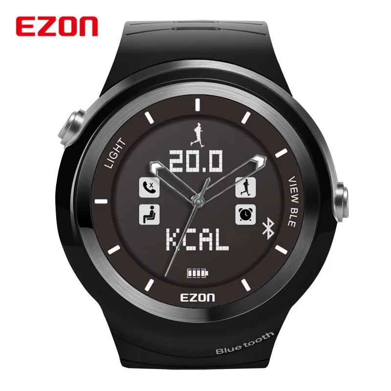 Известные торговые марки EZON S3 шагомер калорий часы женщины мужчины bluetooth смарт