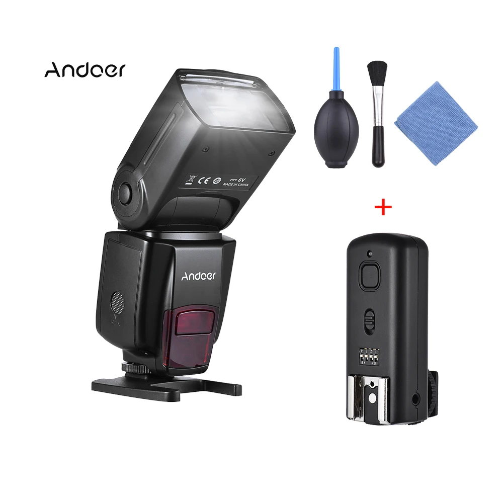 Andoer AD560 IV 2 4G светильник для вспышки Speedlite GN50 с триггером Canon Nikon Sony A7/A7S/A7R DSLR камеры