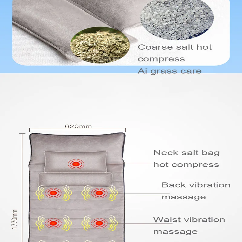 Multifunctional Body Cervical Massager Neck Waist Shoulder Vibration Matching Salt Bag Wave Massage Easy Sleep |