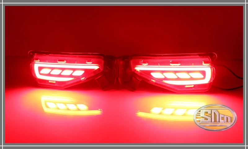 Для Toyota Fortuner светодиодные стоп-сигналы лампа для поворотного сигнала заднего бампера отражатель дальнего света