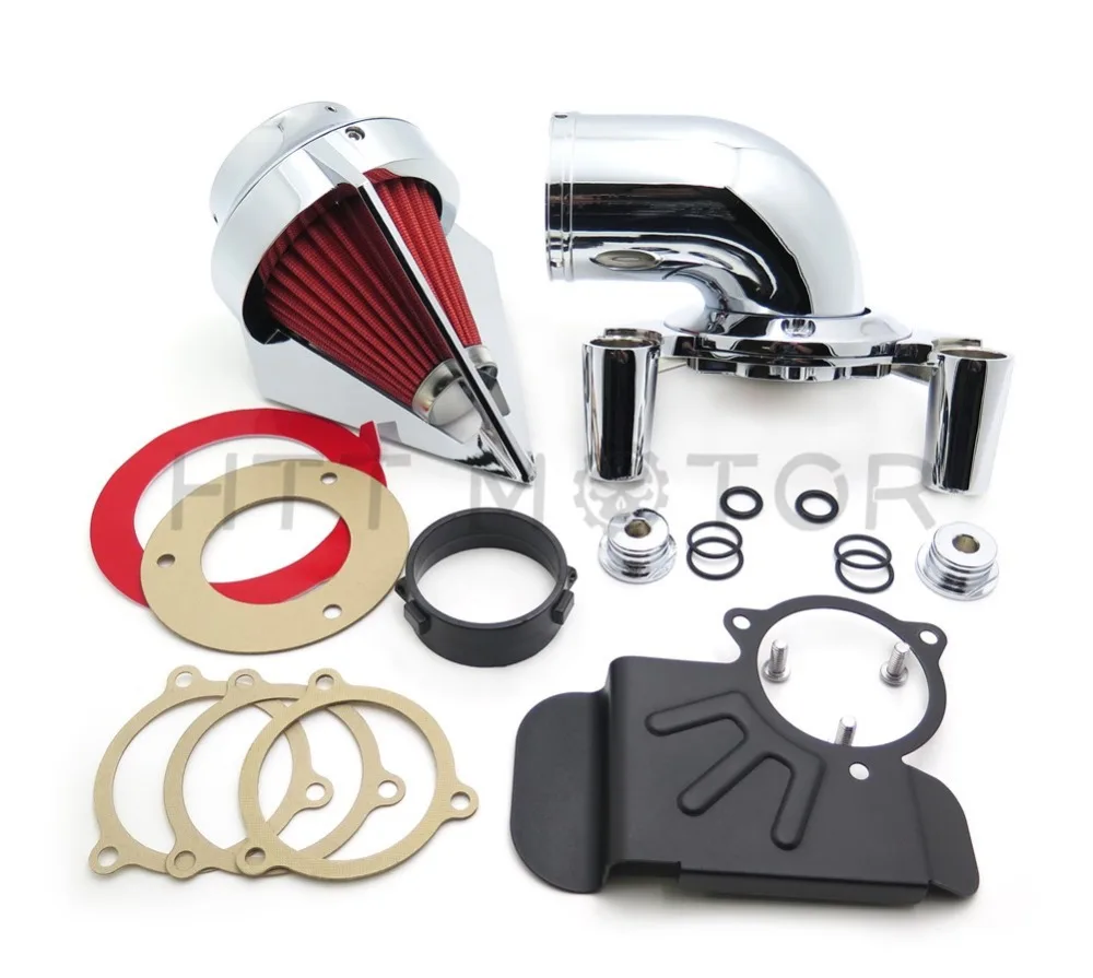 Aftermarket мотоцикл конус шип очиститель воздуха для Harley Davidson 2008 2012 Dyna Electra Glide FLHX Road King