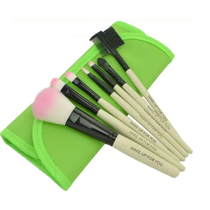 Набор кистей для макияжа 7 шт./компл. теней век основы пудры кисти бровей подводка